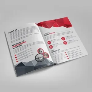 High-quality printed catalogues with rich visuals and detailed designs, representing professional catalogue printing services in Sharjah.