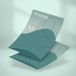 Stack of professionally printed flyers in various designs, representing flyer printing services in Sharjah.