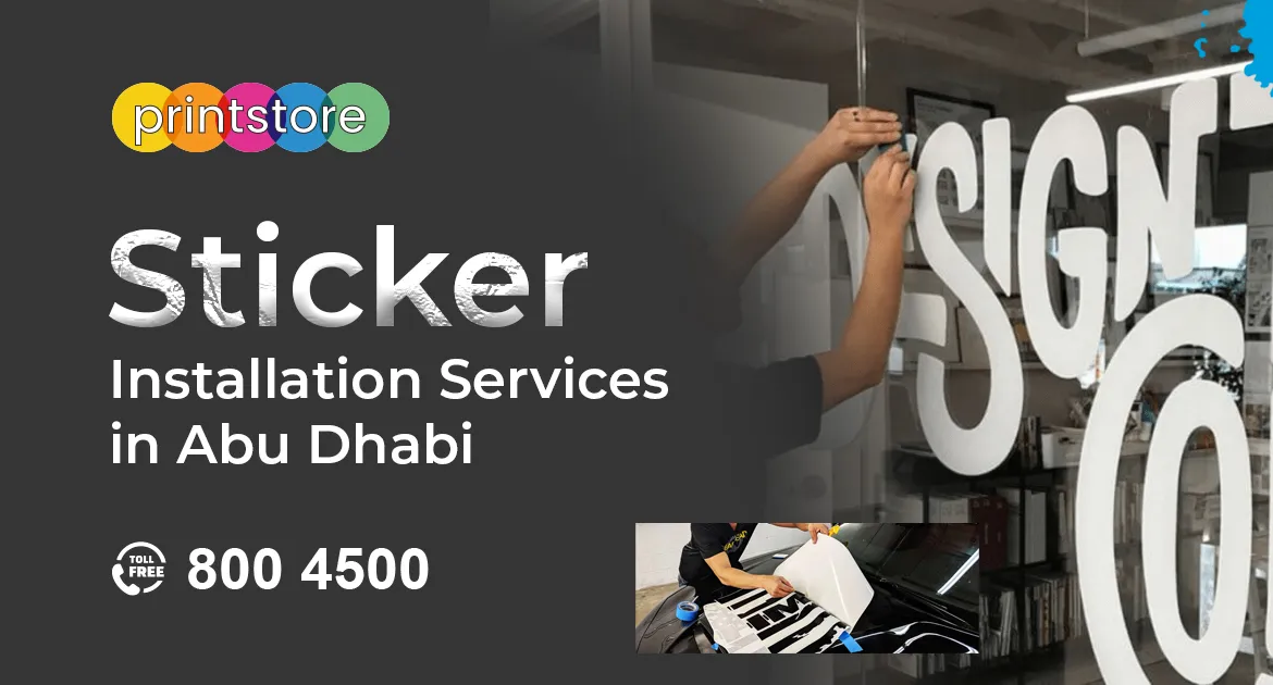 Sticker Installation Services in Abu Dhabi