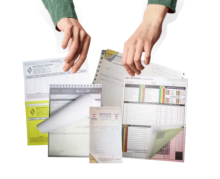 NCR voucher printing press in Dubai by Printstore, featuring high-quality printed NCR forms.
