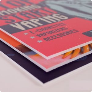 Vinyl Sticker with Foam/Forex Board