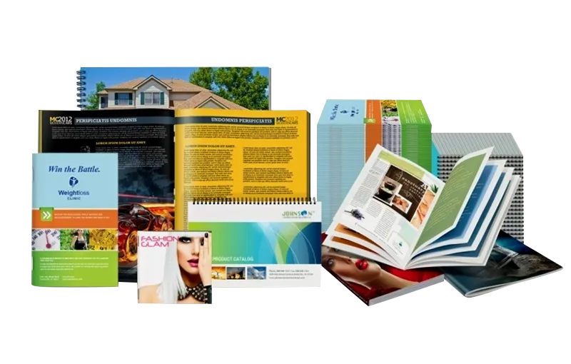 High-quality book printing services in Dubai featuring vibrant colors and durable binding, suitable for personal and professional needs