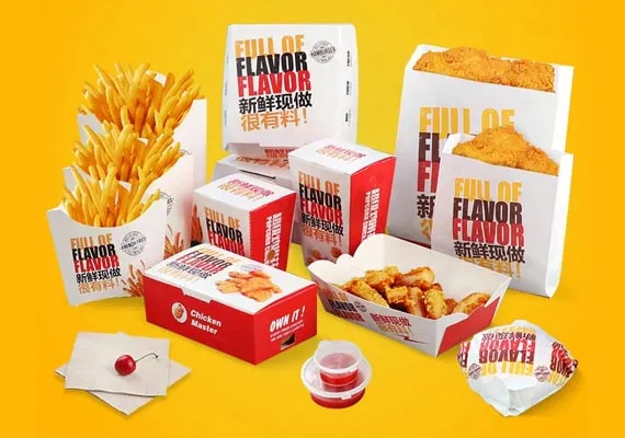 Fast food box printing solution in Dubai by Printstore, featuring high-quality, custom-printed packaging boxes.
