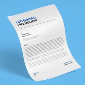 Letterhead printing service in Business Bay by Printstore, featuring high-quality, custom-printed letterheads.