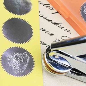 Embossing Seal Stickers