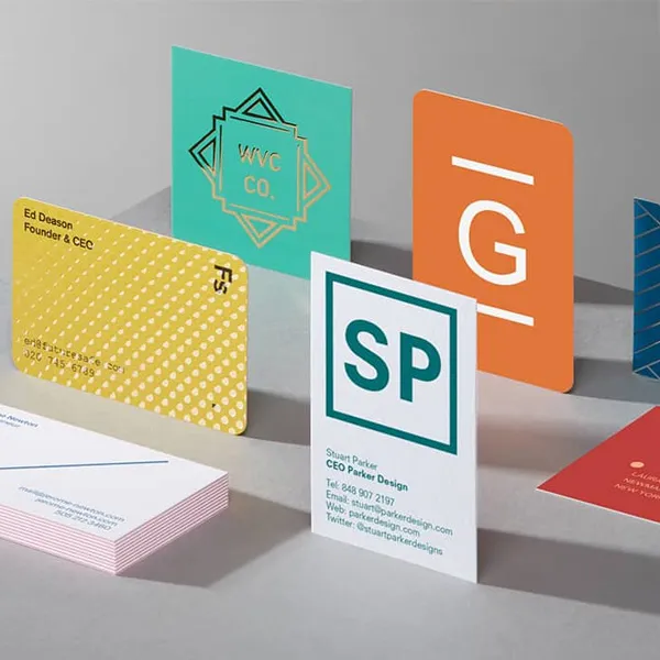 Professional business card printing services in Sharjah offering custom designs and premium quality for all business needs.