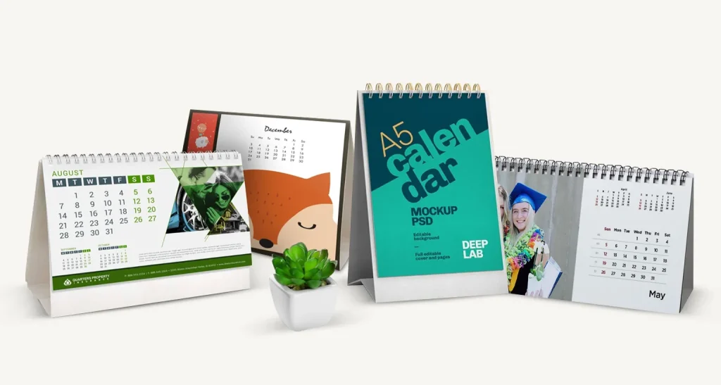 Custom Desktop Calendar Printing Services in Dubai – Perfect for Home or Office.