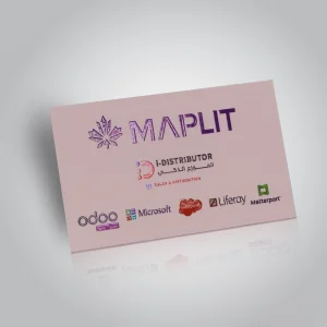 Matte Laminated Business Cards with Spot UV