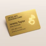Gold Metal NFC Business Card